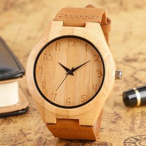 Bamboo Nature Wood Wrist Watch